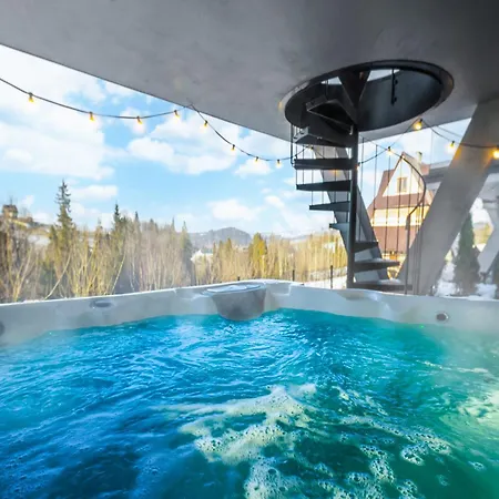 Crystal Pine Luxury With Jacuzzi, Sauna & By Bqqk 자코파네